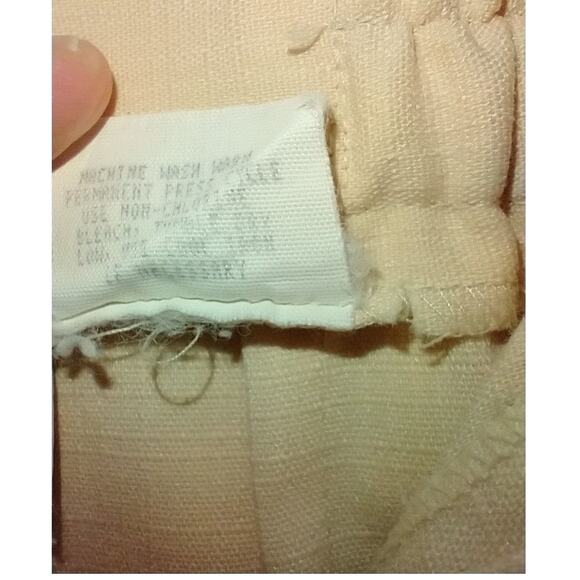 Josephine Chaus Yellow Pencil Skirt Size 4P Lined Linen Feel Career Cocktail - Picture 6 of 7